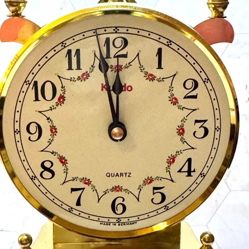 Vintage Kieninger Clock Obergfell Kundo German Anniversary 400 Day PARTS REPAIR